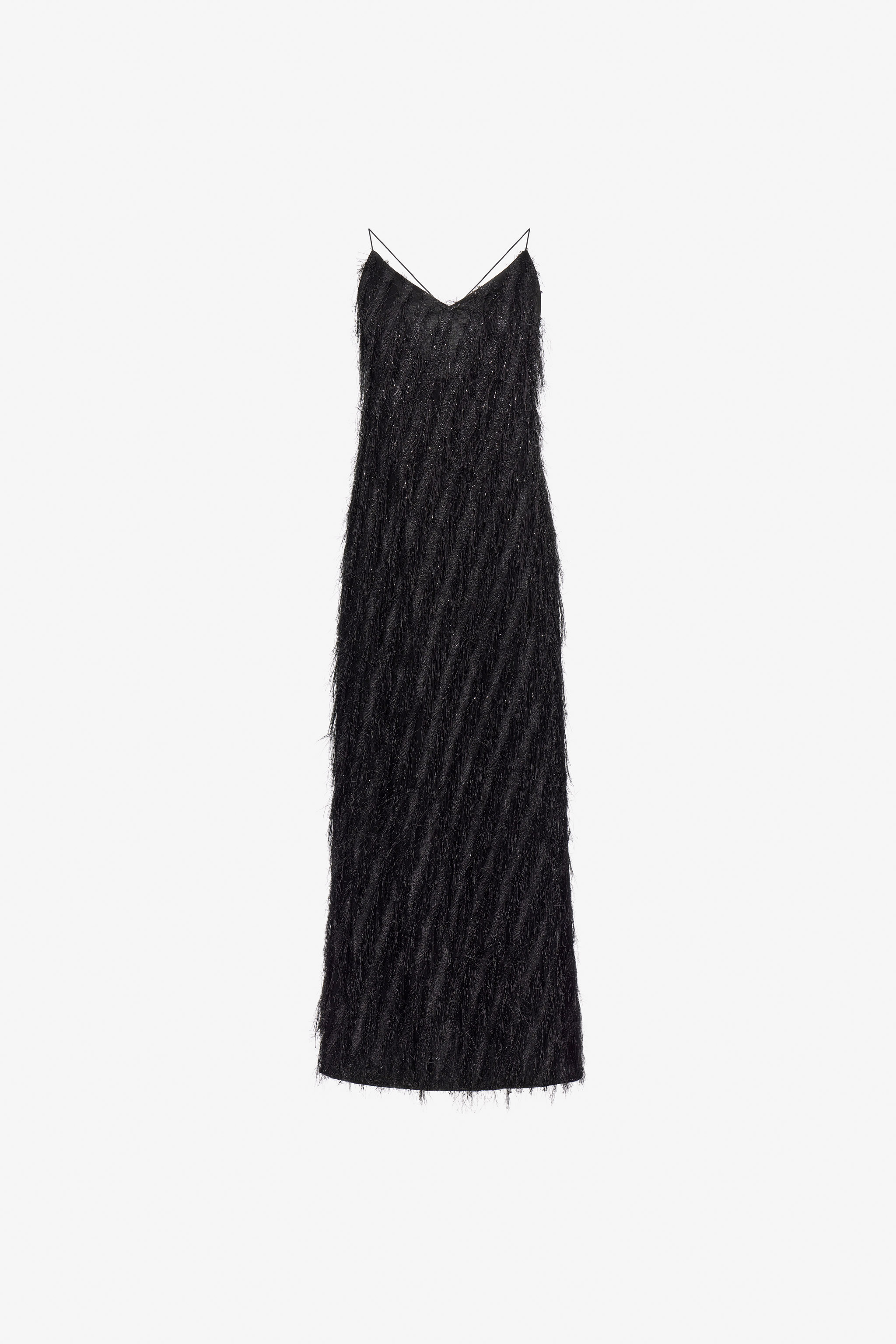 Midi Dress With Fringe