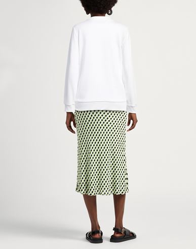 Just Cavalli Woman Sweatshirt White Size L Cotton, Elastane
