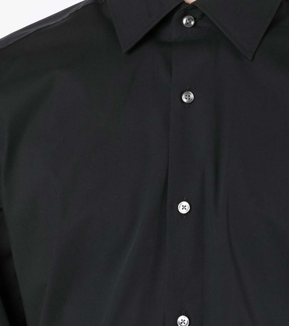 Black Cotton Formal Shirt