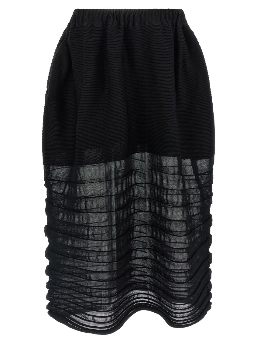 Moving Knit Skirts Black