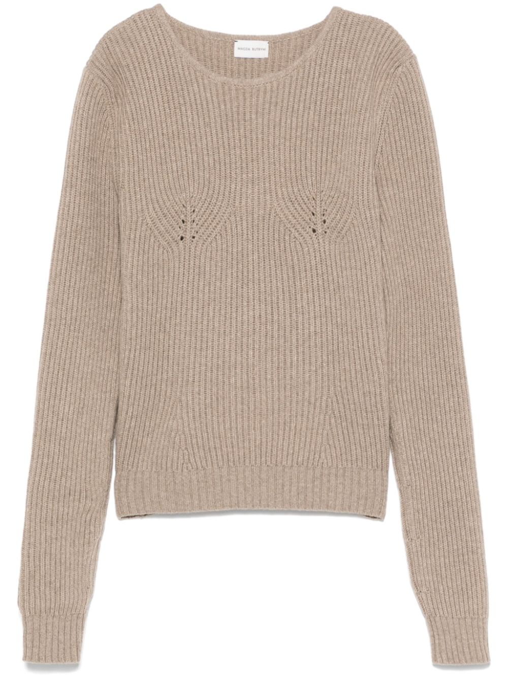 Ribbed sweater - Neutrals
