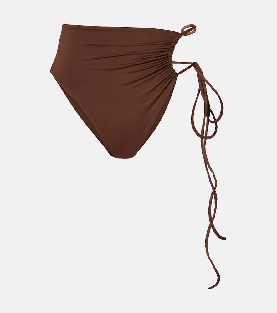 Ruched bikini bottoms