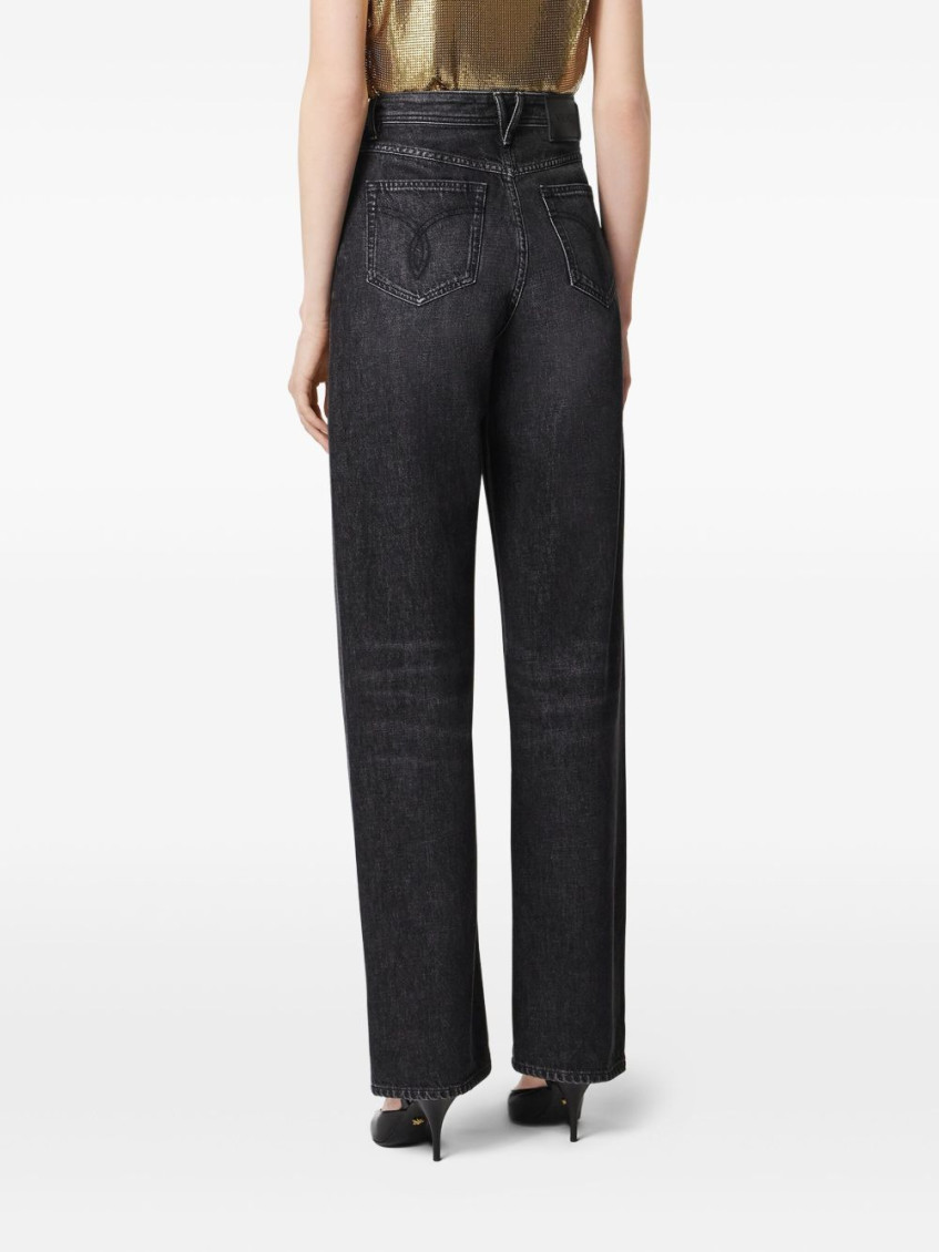 Cut-out Detail Jeans