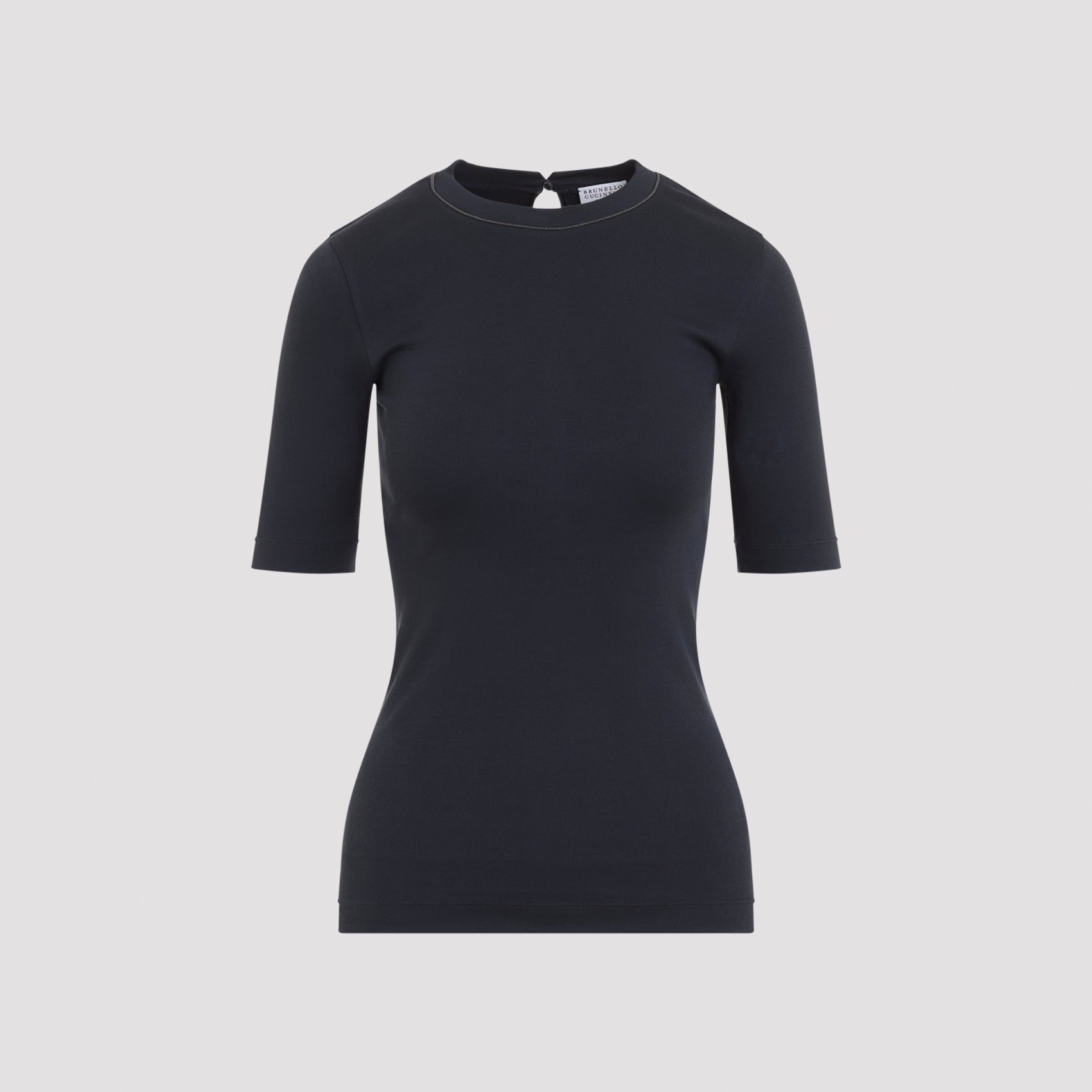 Women's Ribbed Cotton T-Shirt