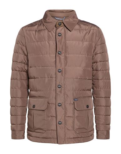 Façonnable Man Puffer Light brown Size XL Polyester