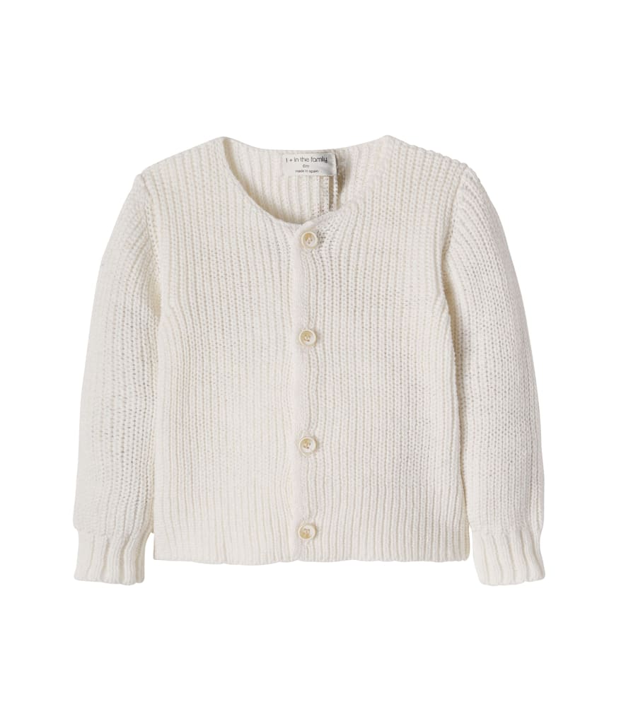 Baby Gertrudis cotton and linen cardigan