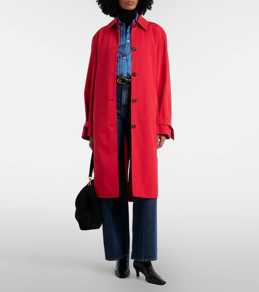 Cotton trench coat