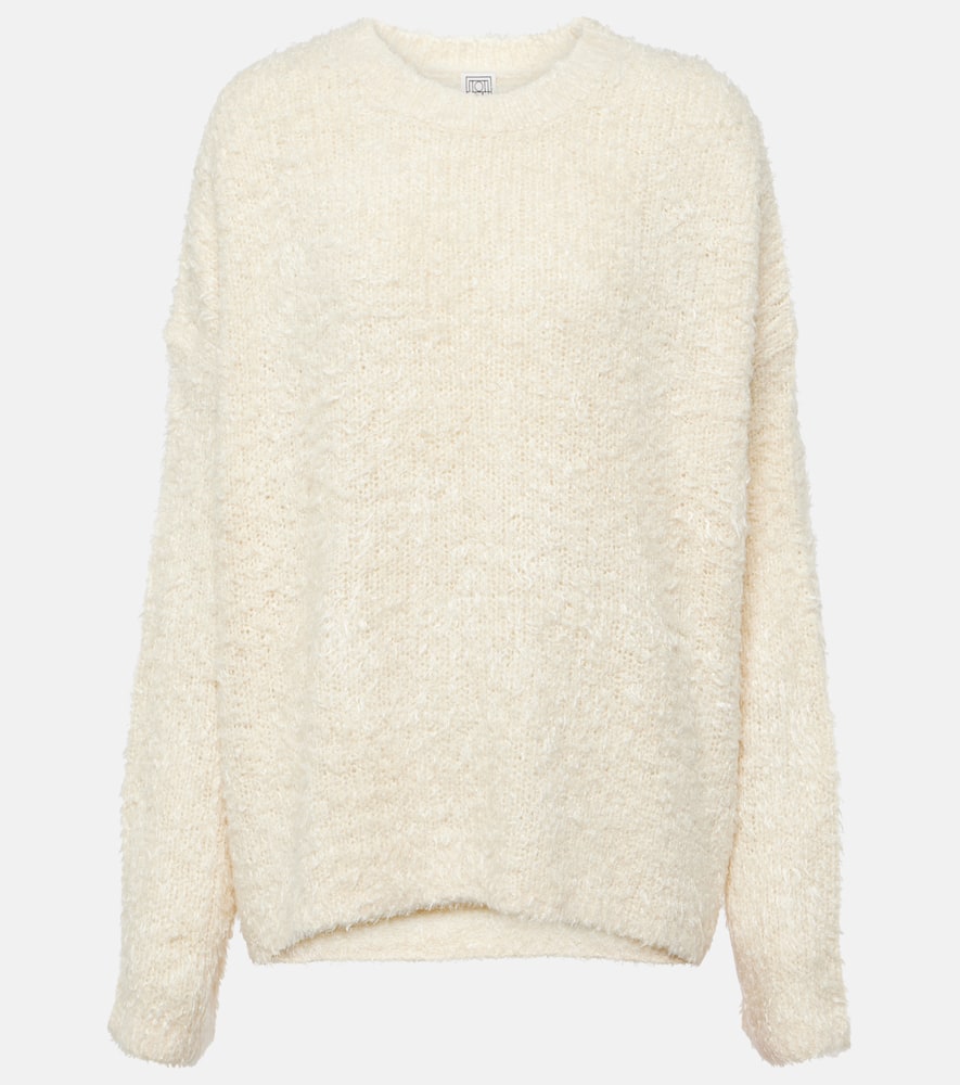 Oversized silk sweater