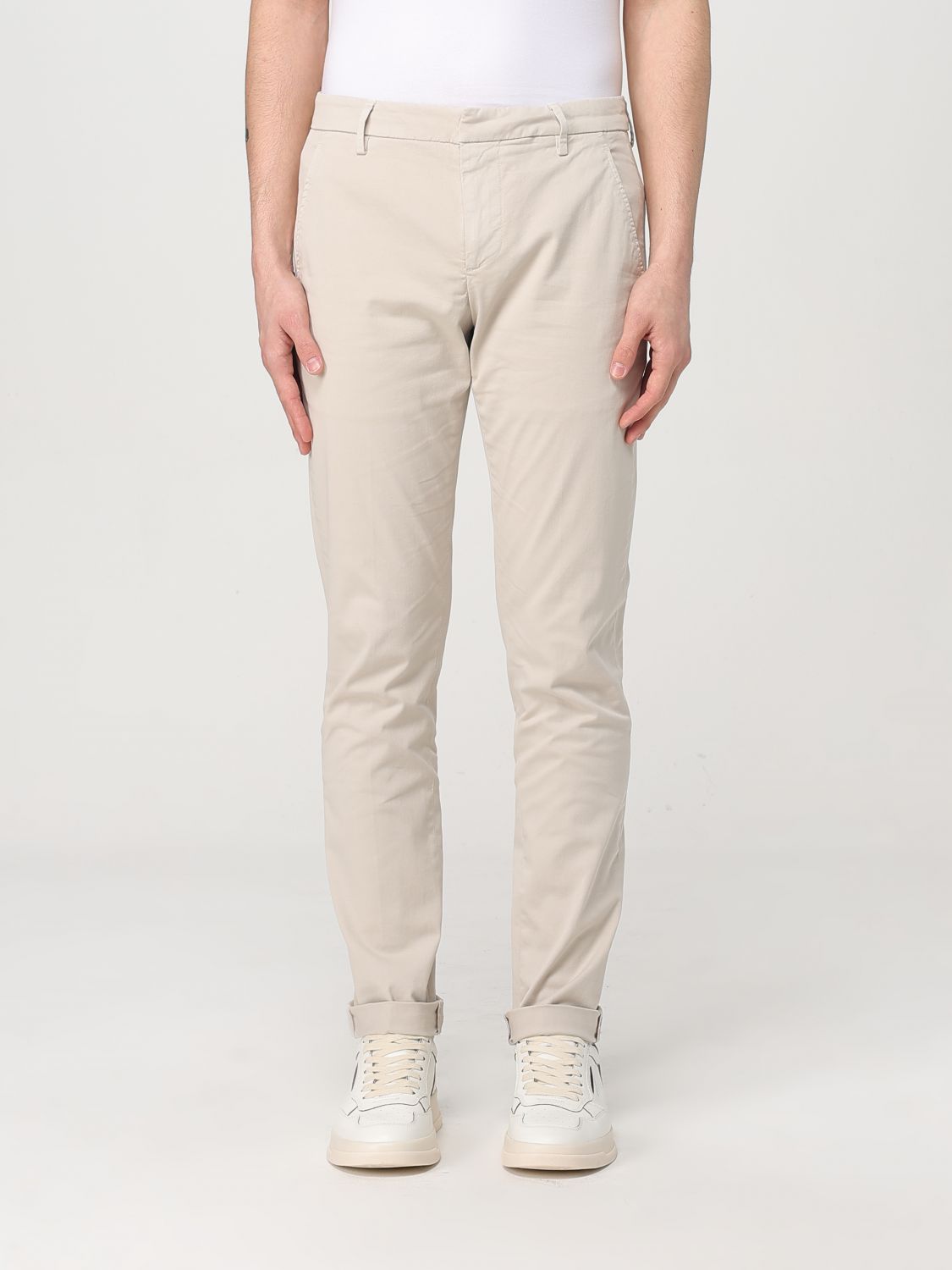 Pants Men color Cream