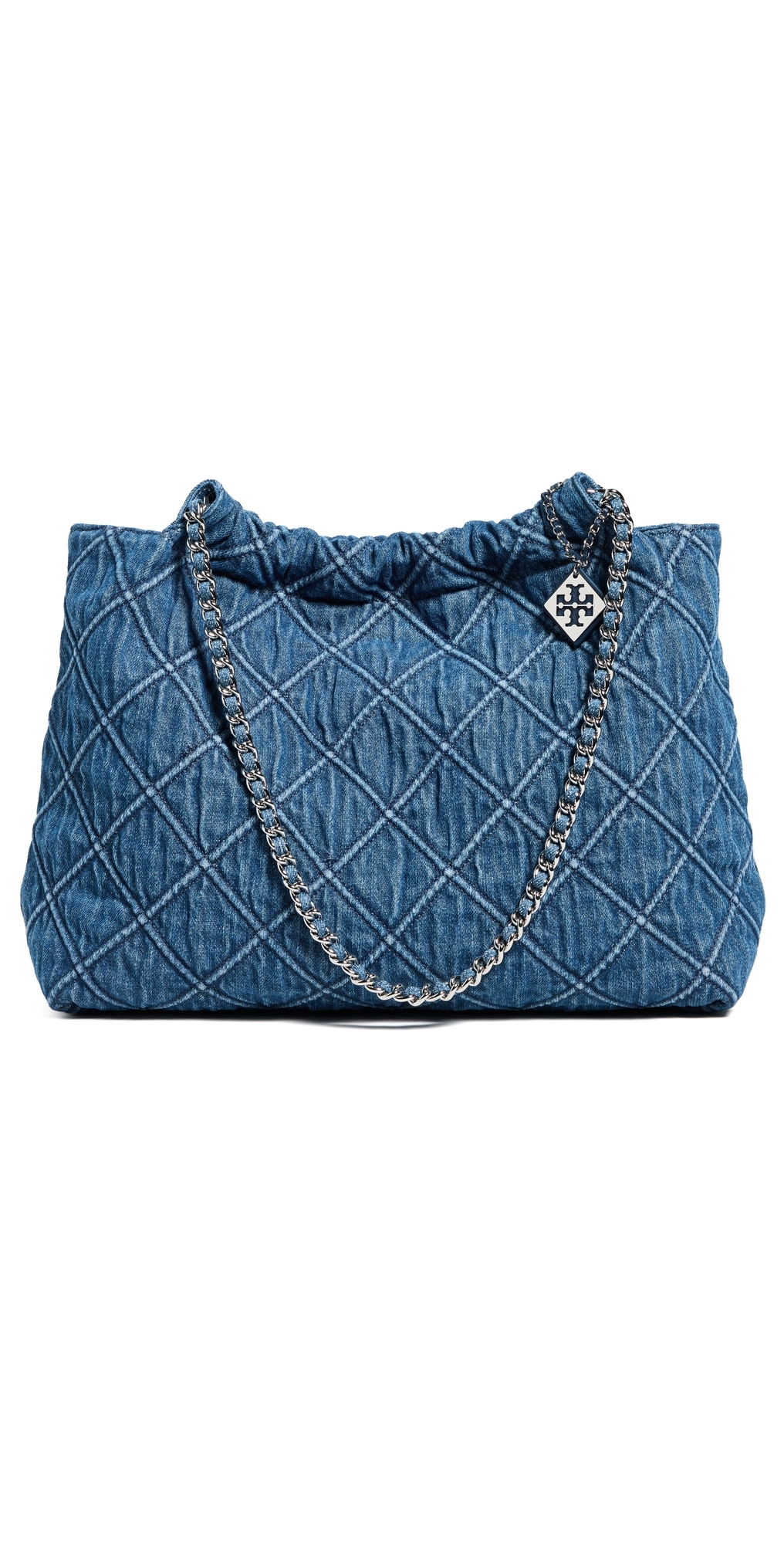 Fleming Soft Denim Drawstring Bag Denim One Size