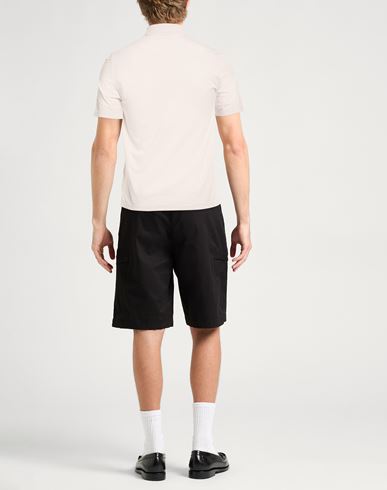 Man Polo shirt Light grey Size 36 Cotton