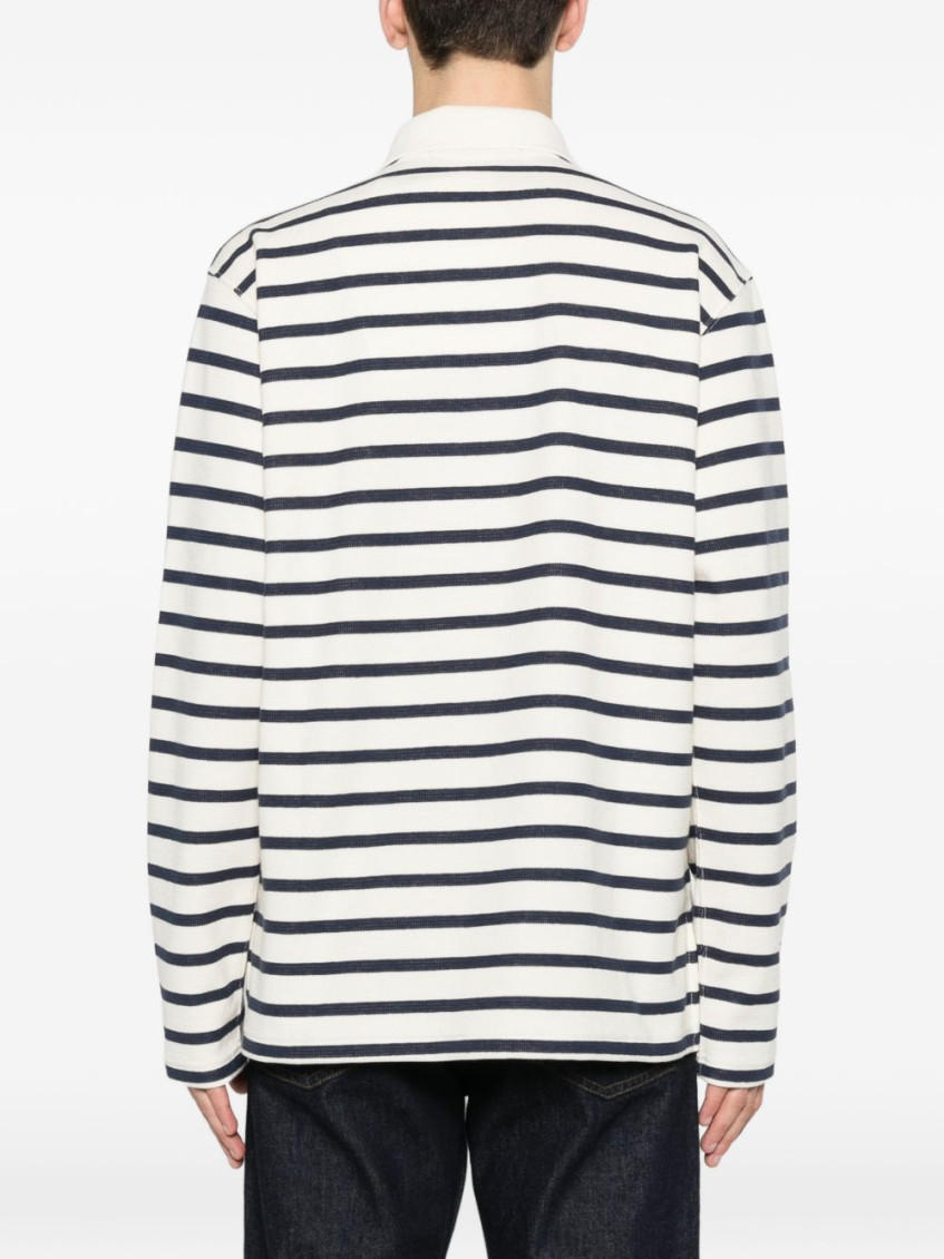Junya Watanabe - polo shirt long sleeves ribbed cuff