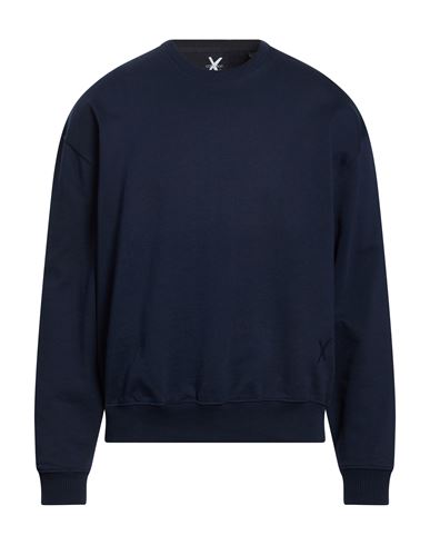 Man Sweatshirt Midnight blue Size M Organic cotton