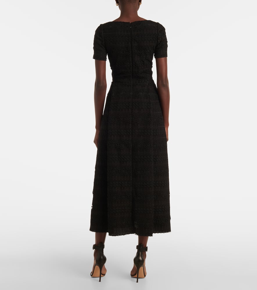 Macramé midi dress