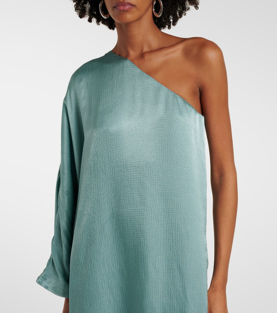 Sonia one-shoulder satin maxi dress