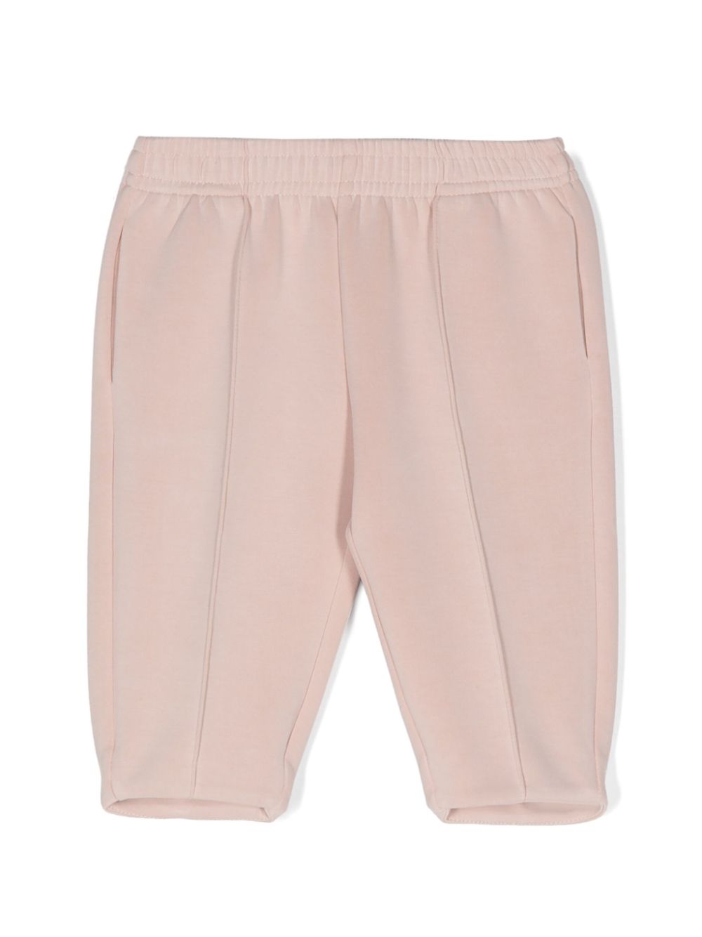 Logo-patch elasticated track pants - Pink