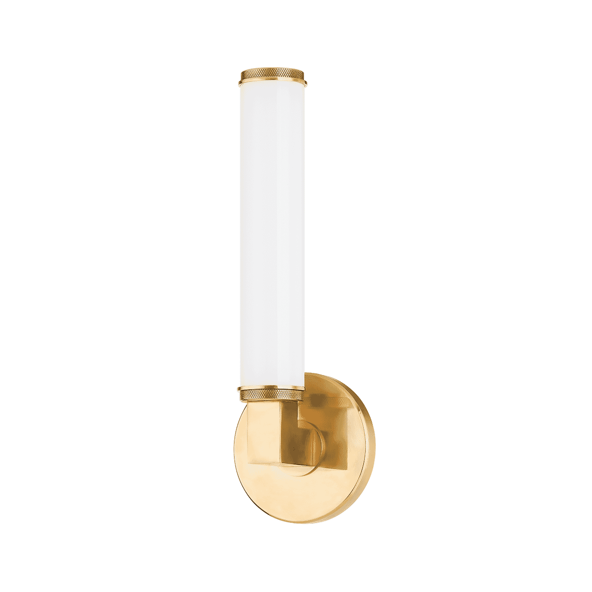 Aged Brass LED Wall Sconce from the Cromwell Collection