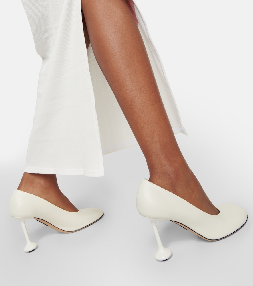 Toy leather pumps