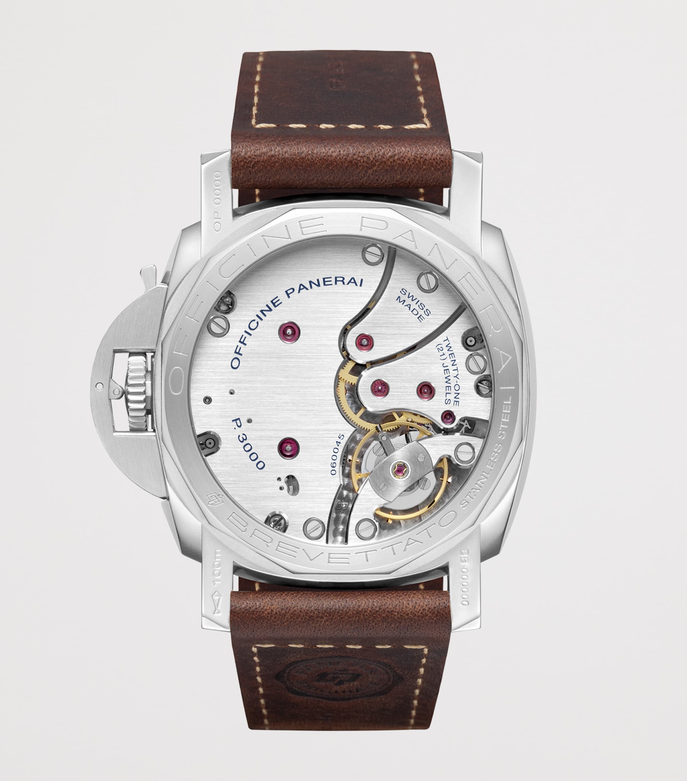 Stainless Steel Luminor Tre Giorni Watch