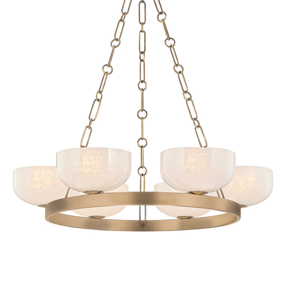 Patina Brass Chandelier from the Caelum Collection