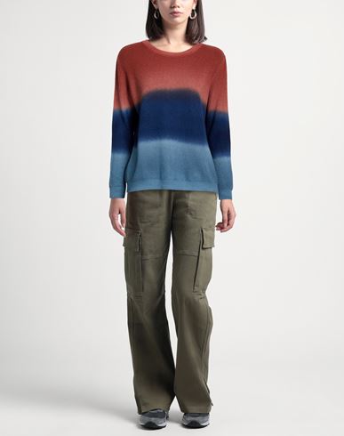 Woman Sweater Blue Size L Cashmere