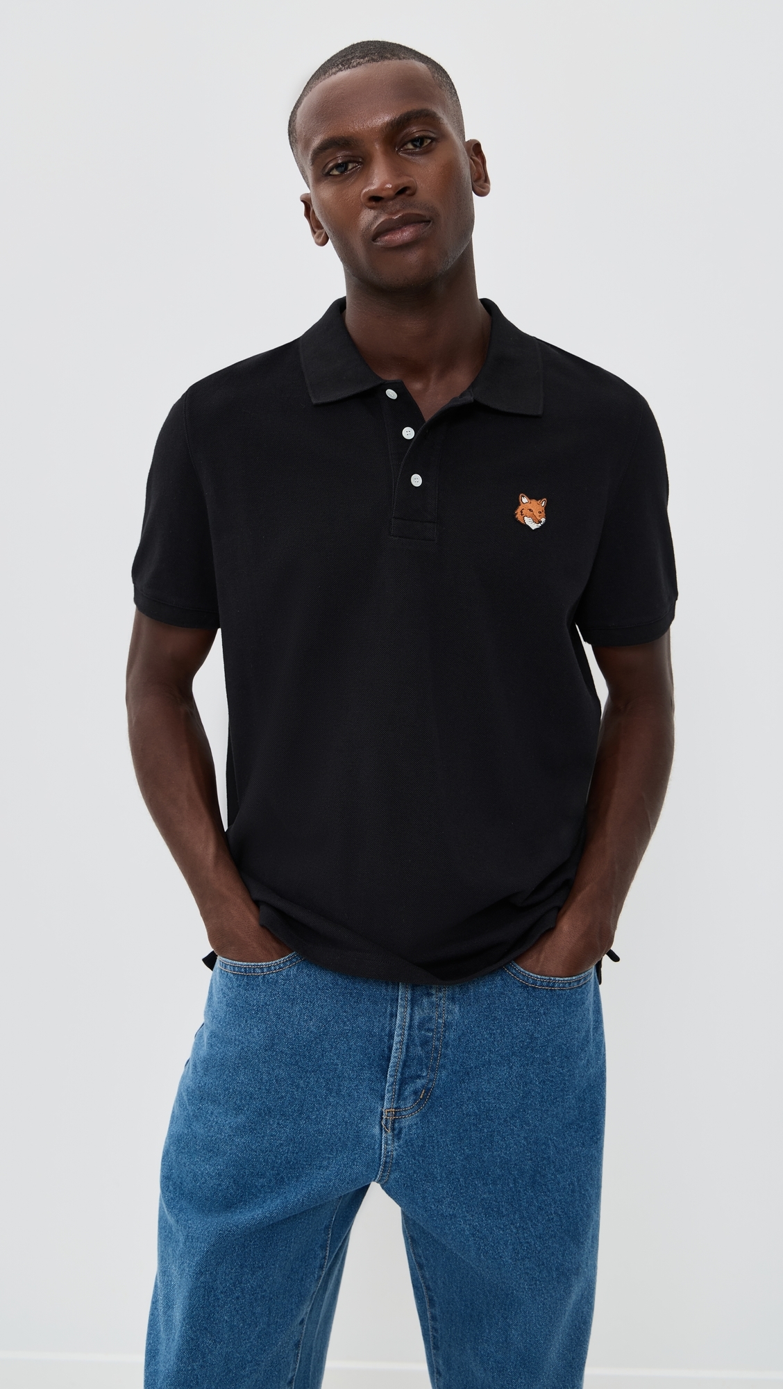 Fox Head Patch Regular Polo Black