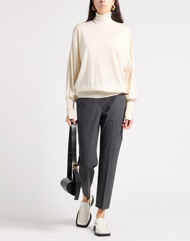 Cashmere Woman Turtleneck Ivory Size S Cashmere, Silk, Brass