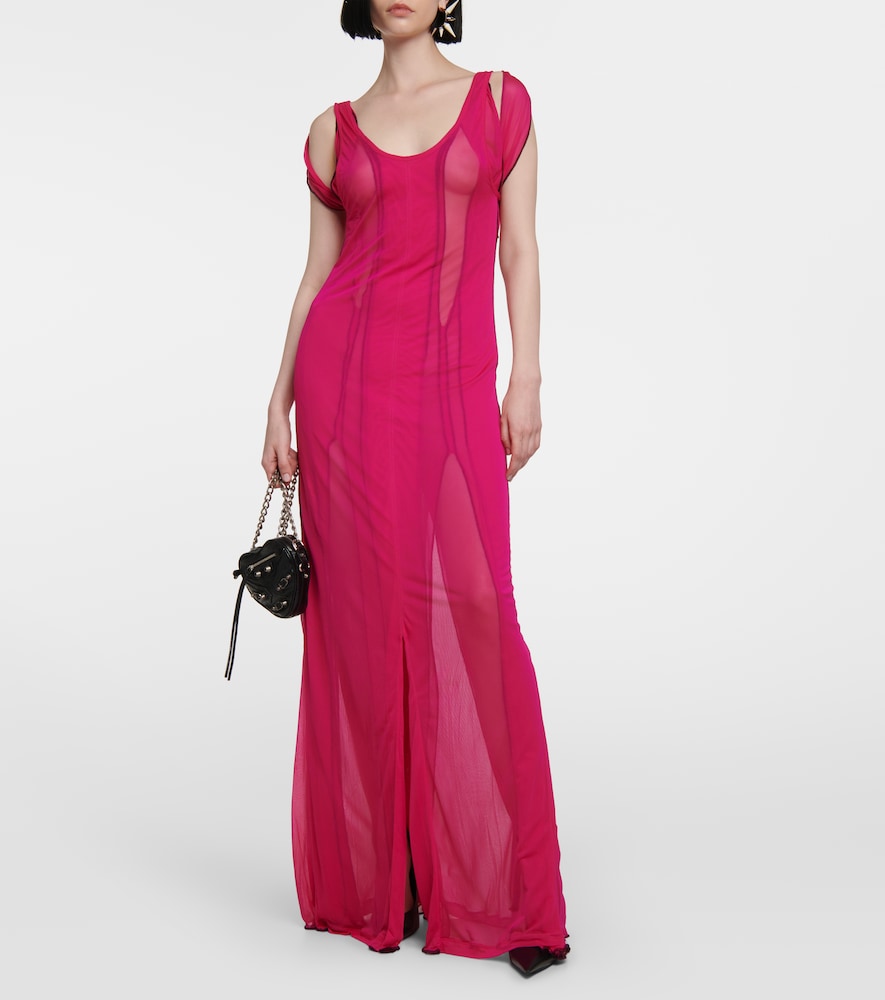 Chiffon maxi dress