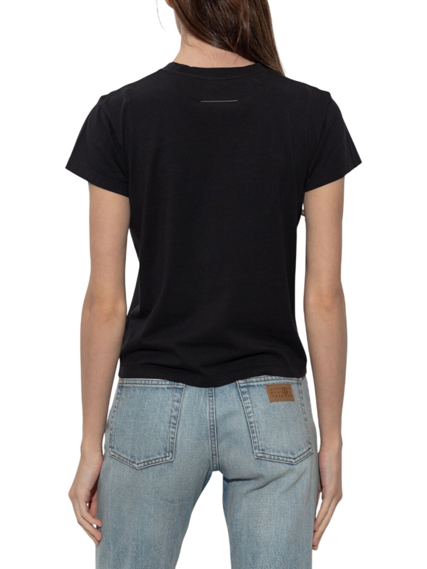 Black Logo Crew Neck T-Shirt