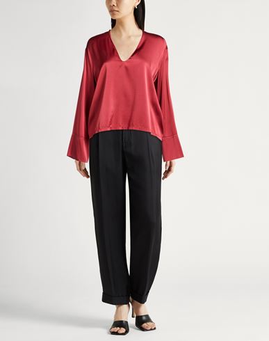 Forte_forte Woman Top Brick Size 0 Silk, Elastane