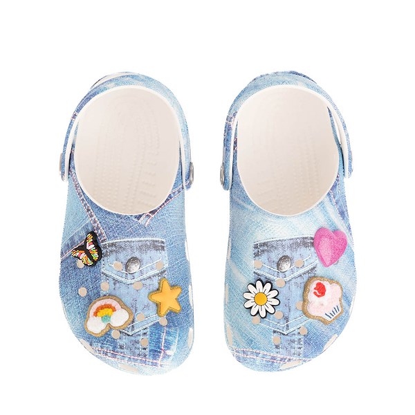 Crocs Classic Denim Patch Clog - Little Kid / Big Kid - Deni