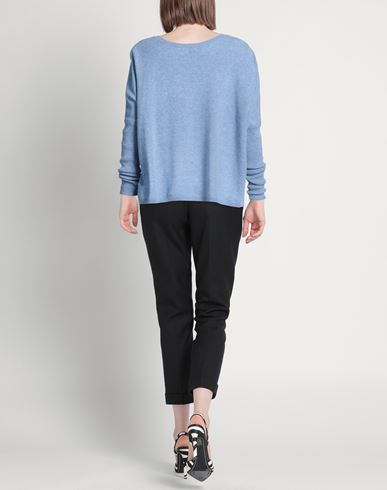 Helmur Woman Sweater Light blue Size M Cashmere