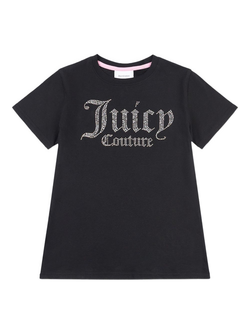 Juicy Couture Kids rhinestone-embellished cotton T-shirt - Black