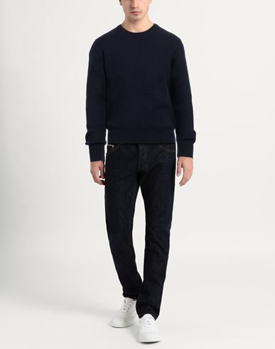 Man Sweater Midnight blue Size 36 Cashmere
