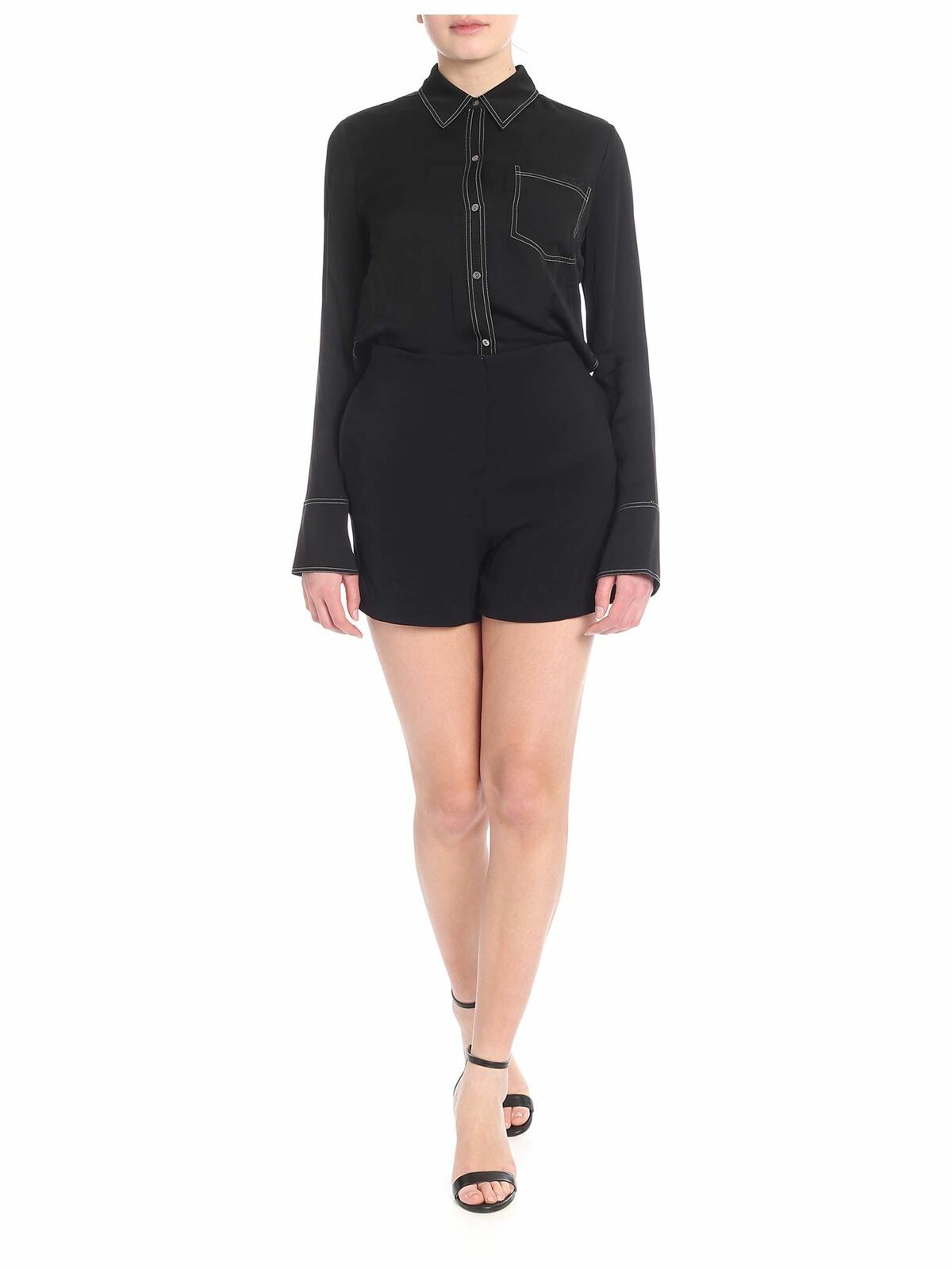 Black short jumpsuit