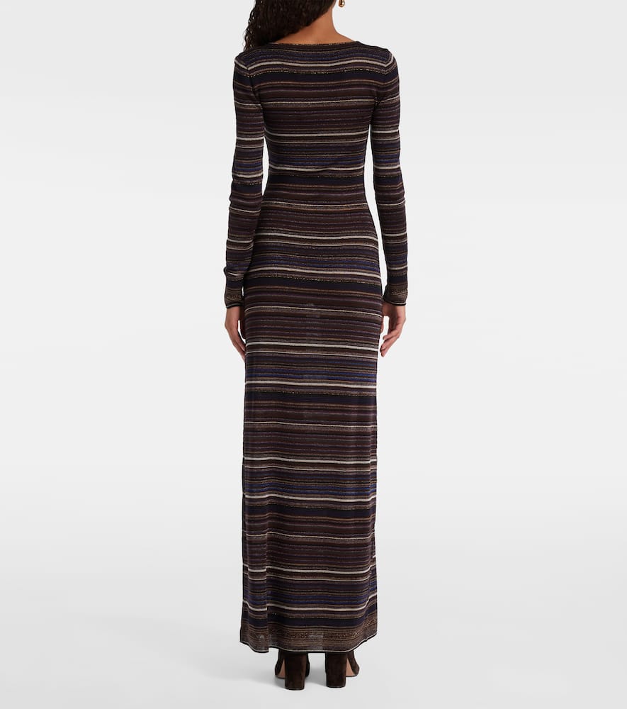 Striped maxi dress