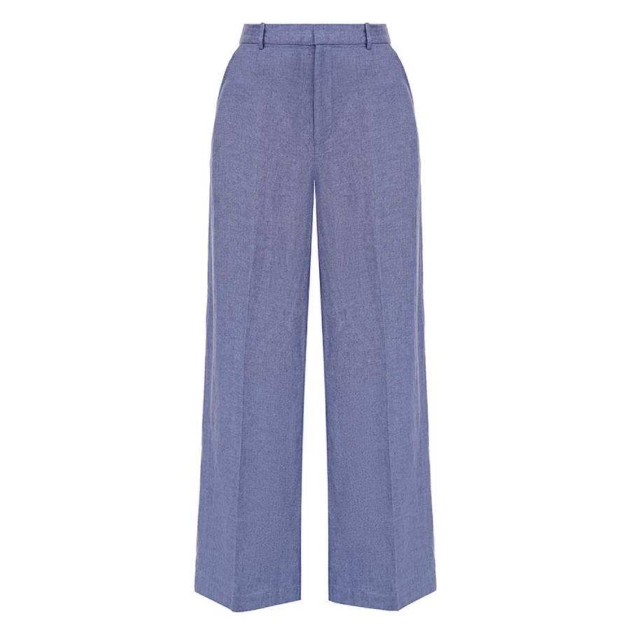 Delave Wide-Leg Linen Pants