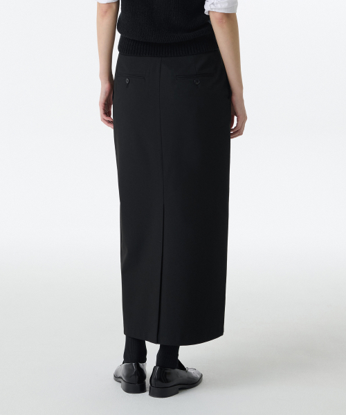 Womens Straight Maxi Skirt