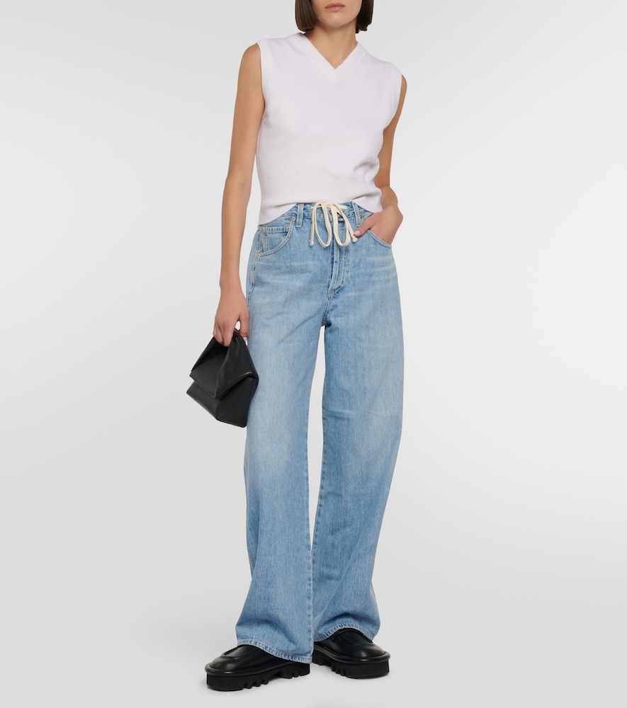 Brynn low-rise wide-leg jeans