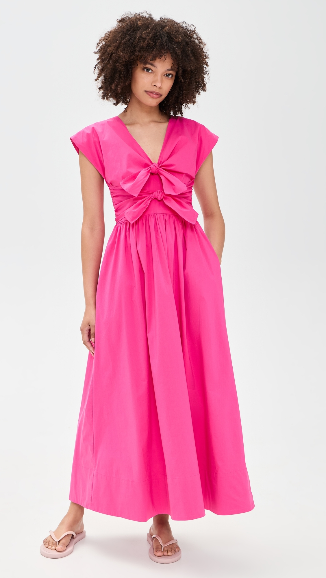 Calista Dress Fuchsia