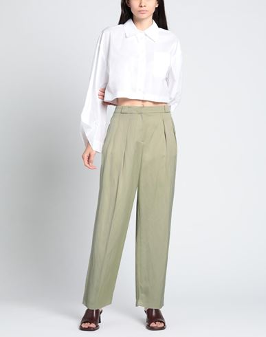 Woman Pants Sage green