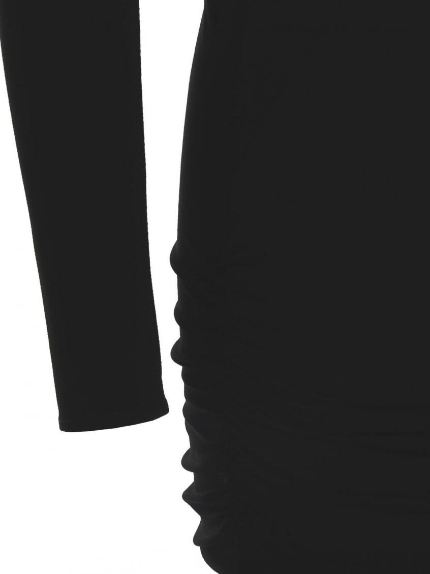 Cut-out Long Sleeved Mini Dress