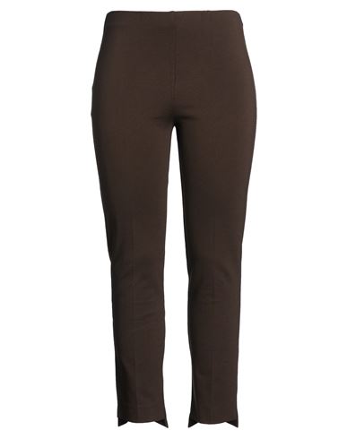 Woman Pants Dark brown Size XL Viscose, Polyamide, Elastane