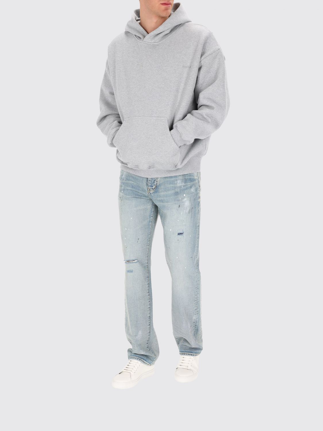 Sweatshirt Men color Grey
