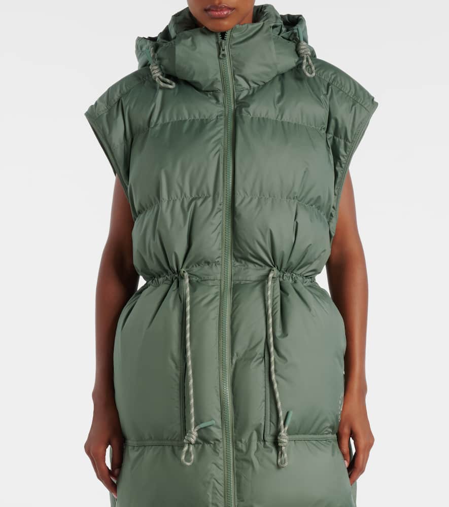 Hooded puffer coat