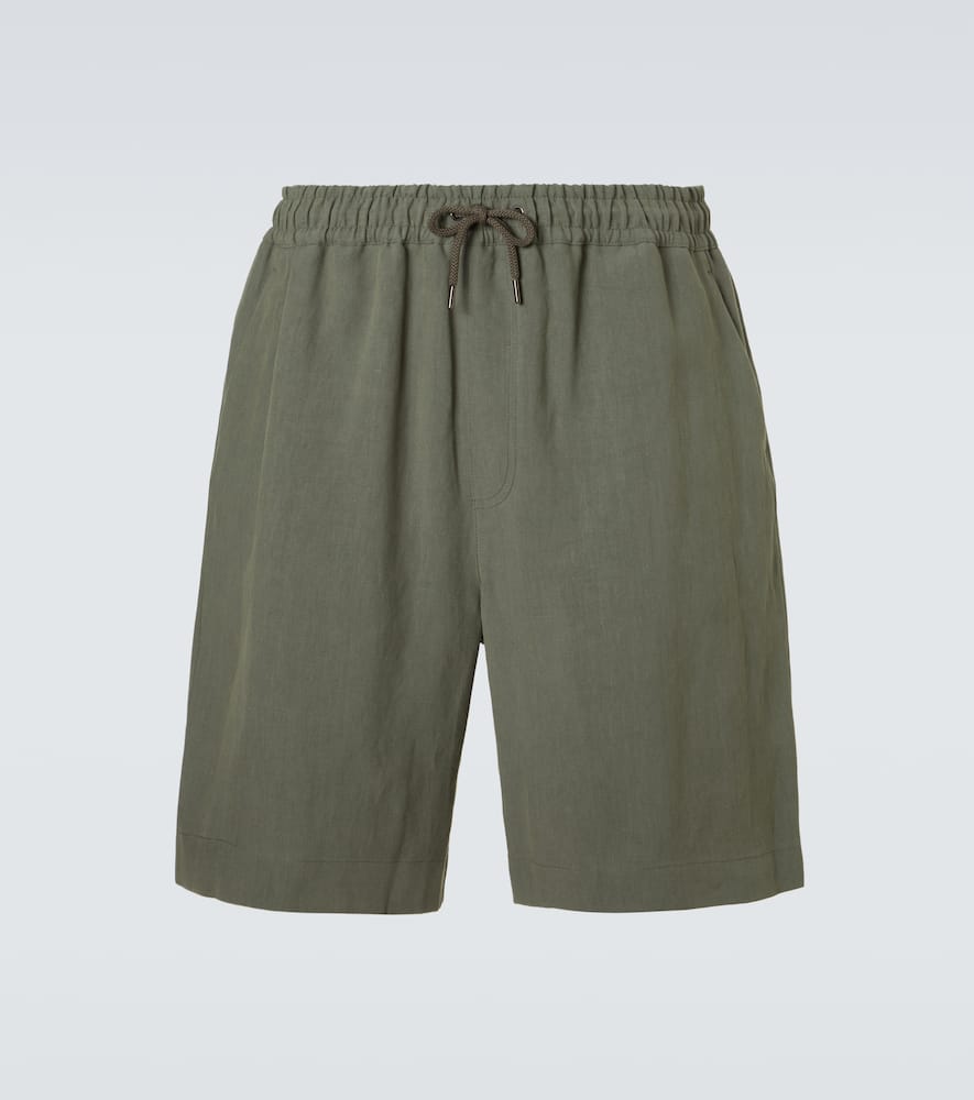 Linen Bermuda shorts