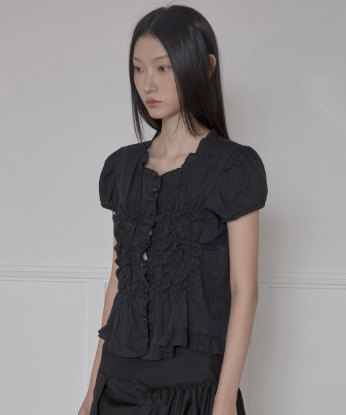 Saya Frill Puff Blouse
