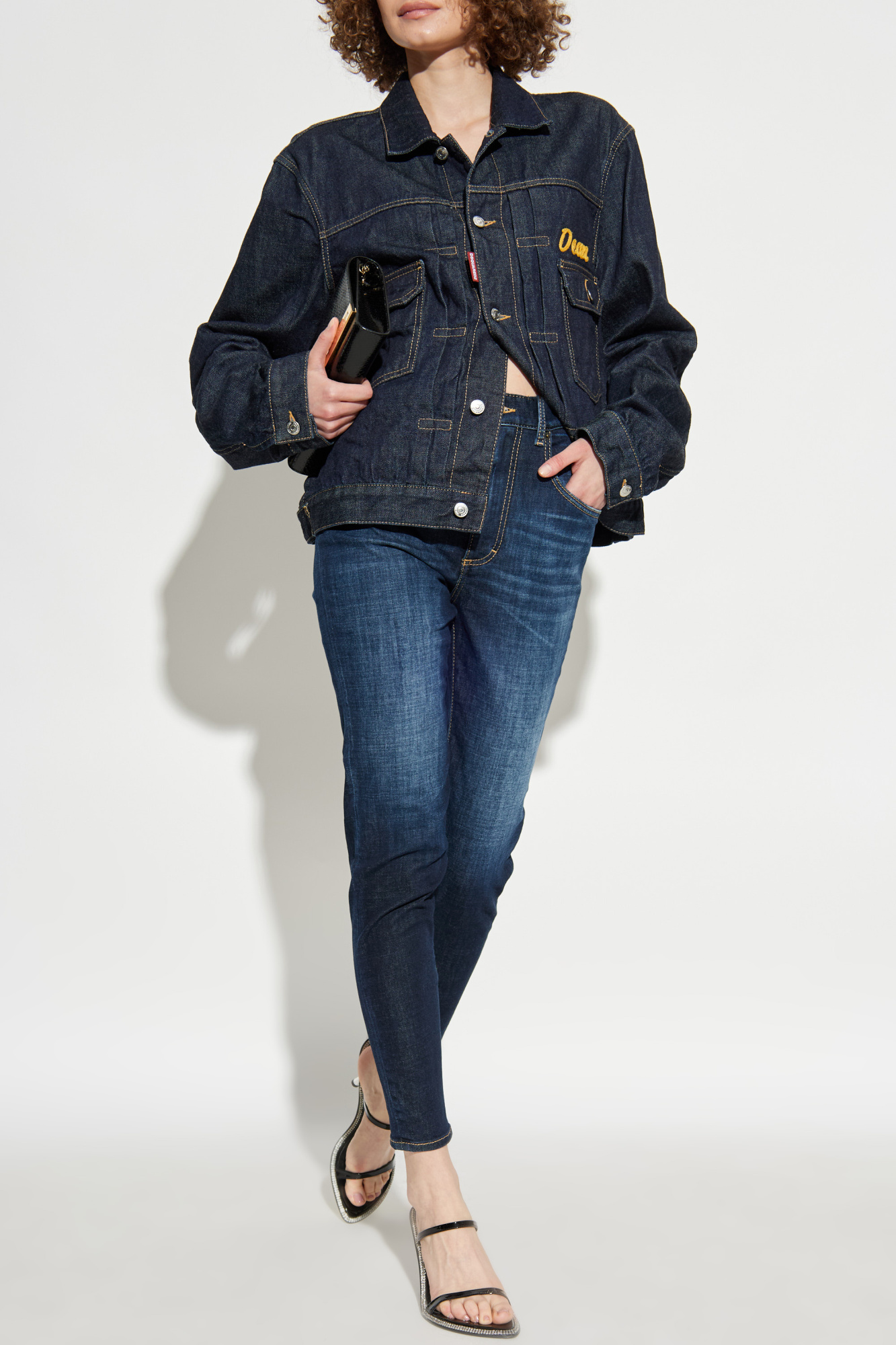 Jeans 'High Waits Twiggy', Women's, Navy Blue