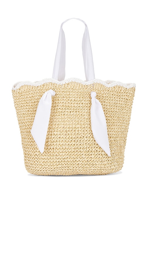 Nikki Beach Capri Tote Bag in Beige