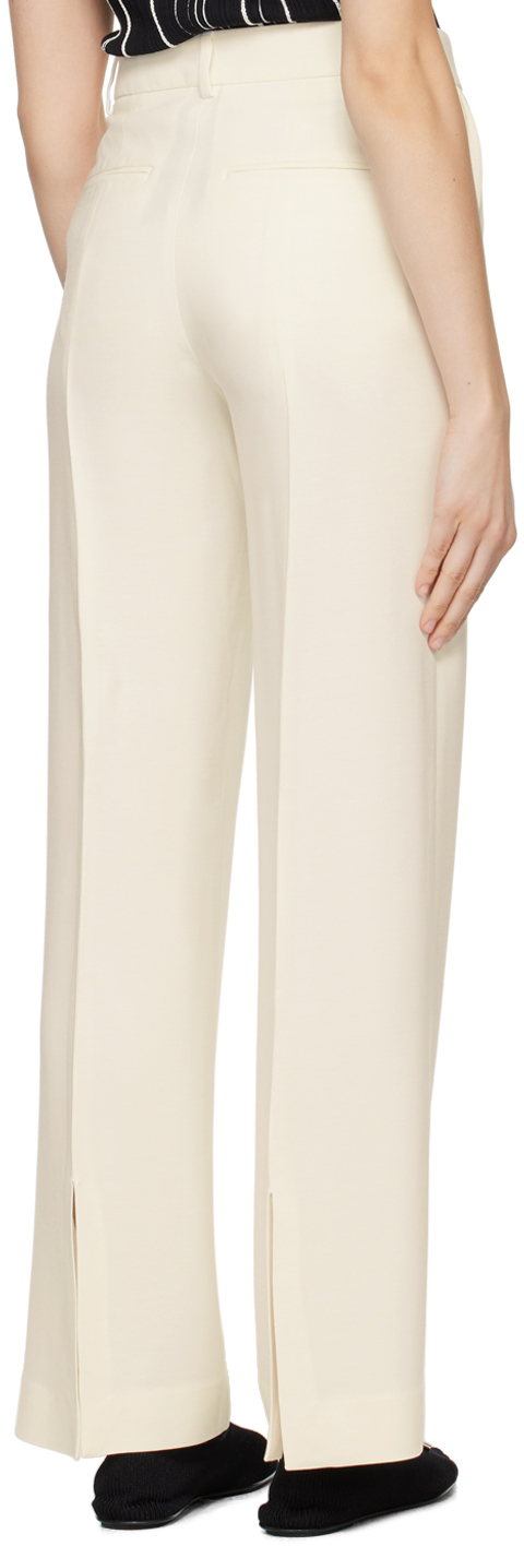 TOTEME White Relaxed-Fit Trousers